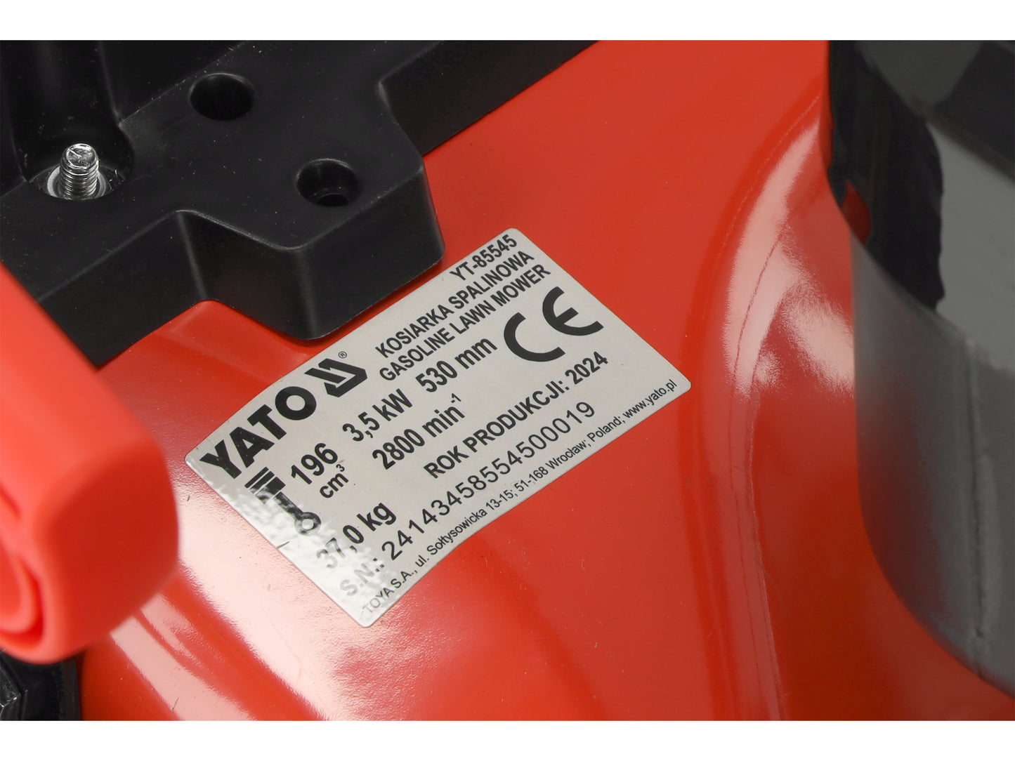 MAȘINĂ DE TUNS IARBA, PE BENZINĂ, CU AUTOPROPULSIE, 53CM, 3 ROȚI