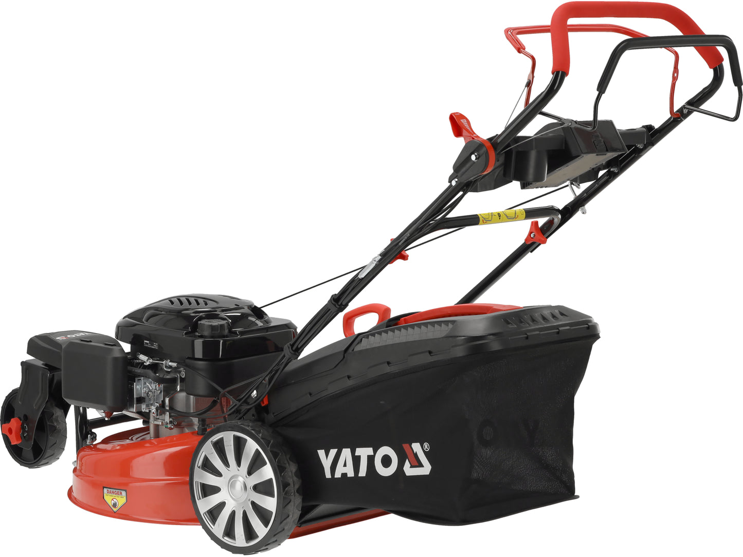 MAȘINĂ DE TUNS IARBA, PE BENZINĂ, CU AUTOPROPULSIE, 53CM, 3 ROȚI