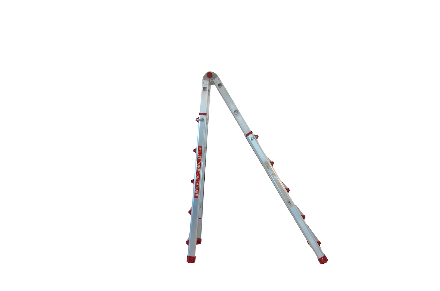 Scara multifunctionala din aluminiu cu balama ZEP TOOLS JL-405S-4X5, 5 metri, 4x5 trepte, greutate maxima 150 kg