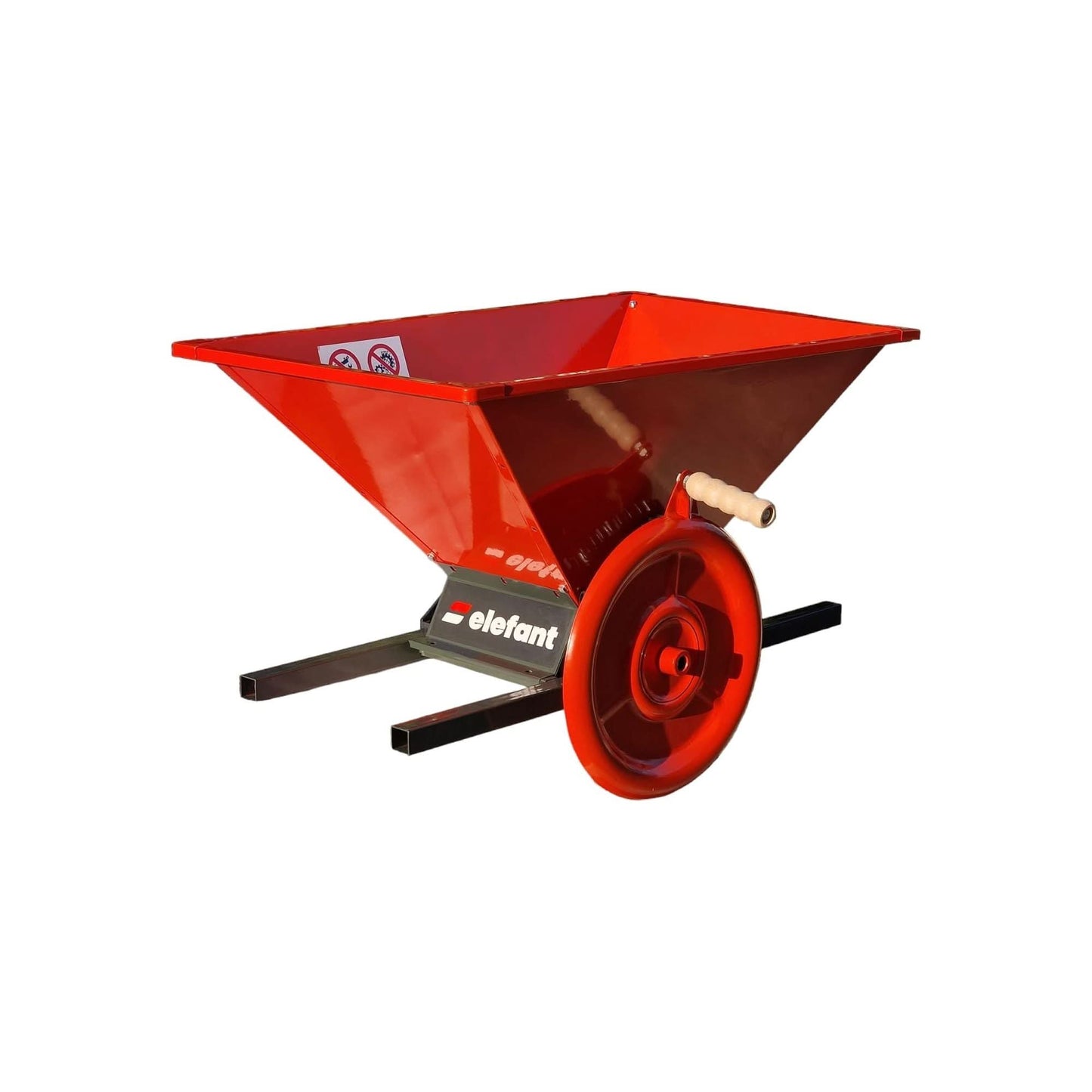 Zdrobitor manual struguri Elefant MGC-1, 55L, cuva otel, tambur aluminiu