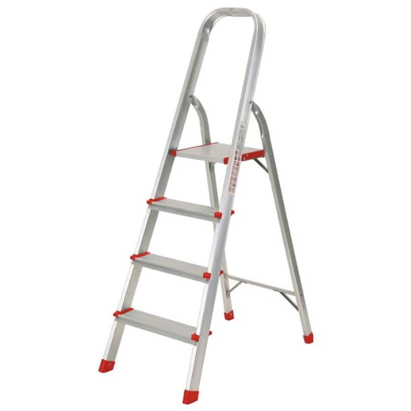 Scara pliabila aluminiu ZEP KMH0104, 4 trepte, 150 kg, 129 cm inaltime deschisa