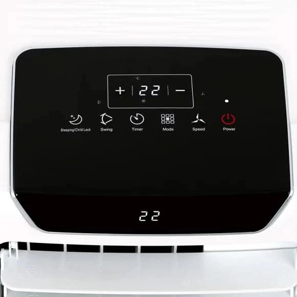 Aparat de aer conditionat portabil CAMRY, 9000 BTU, 950W, 25 m², cu telecomanda, cronometru si roti