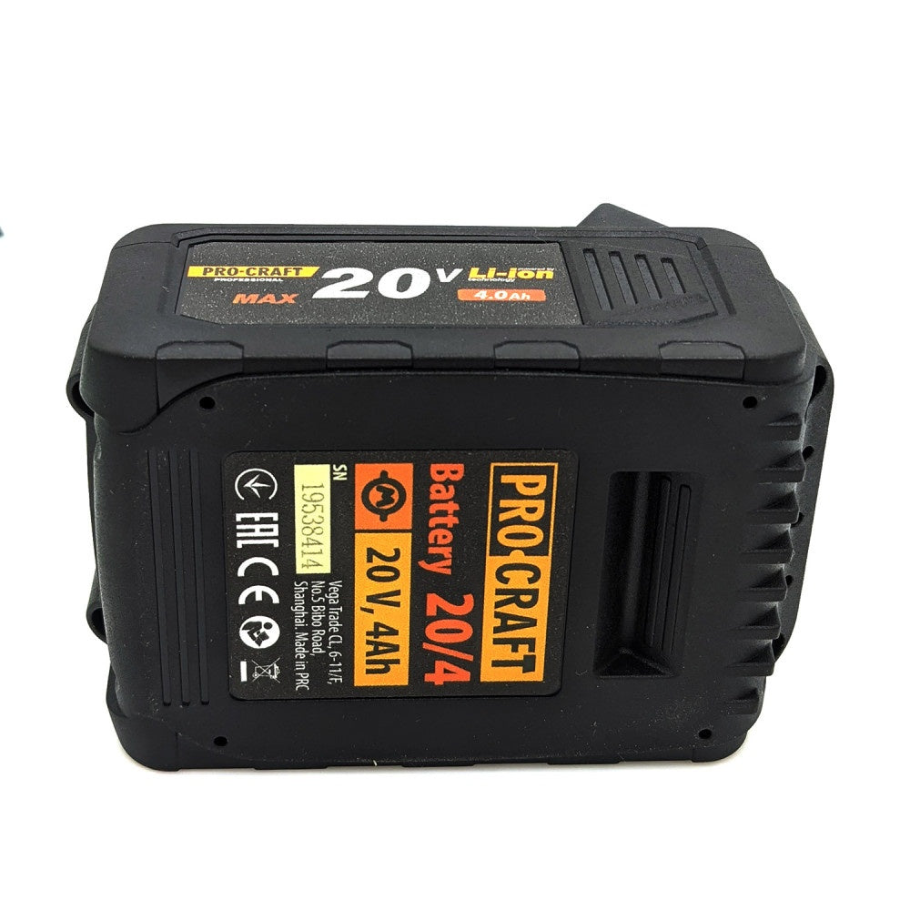 Acumulator 20V/4Ah PROCRAFT