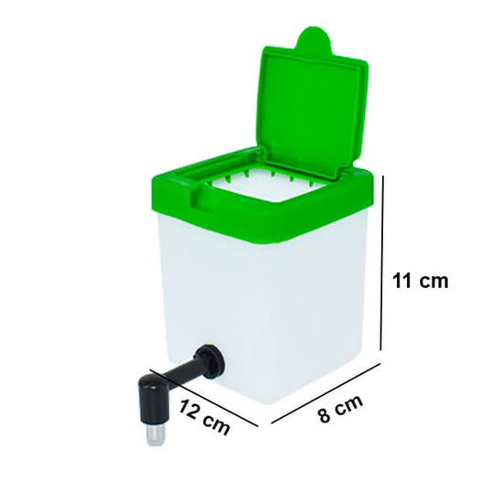 Adapatoare pentru iepuri, 0.5L, verde/alb, (set 24 buc)