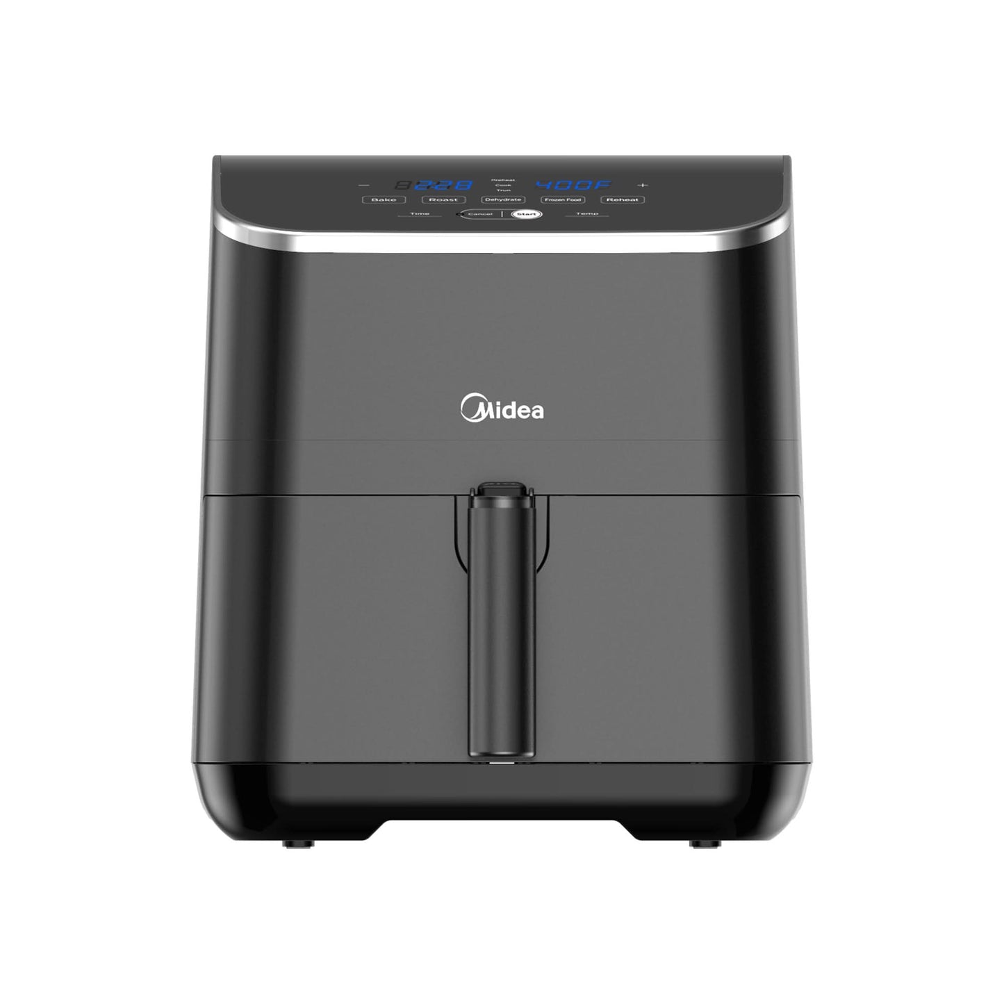 Friteuza cu aer cald MIDEA Digital Air Fryer MAD55005APKH, 1500W, 4.6L, neagra, cu timer si temperatura reglabila