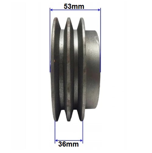 Ambreiaj compatibil Honda 130 x 19 mm (2 canale - 13 mm) 130 / 19 mm / 2 / 13 mm - vedere 5