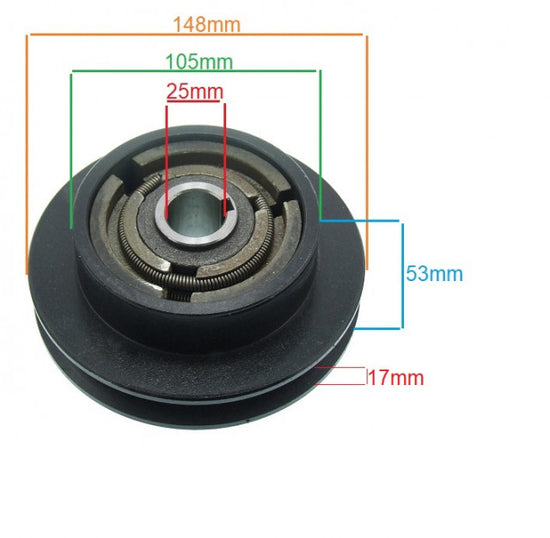 Ambreiaj compatibil Honda 148 mm x 25 mm (1 canal 17 mm) 148 mm / 25 mm / 1 / 17 mm - vedere 5