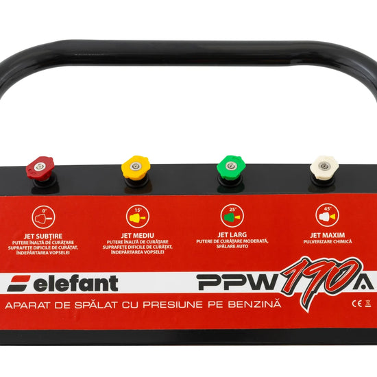 Aparat de spalat cu presiune pe benzina, 4800W, 165 Bari, 10 L/min, motor 4T, rezervor 3.6L, furtun 8 m