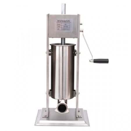 Masina de umplut carnati profesionala, Elefant ML-S5 5KG, INOX, 6 palnii din plastic pentru umplere