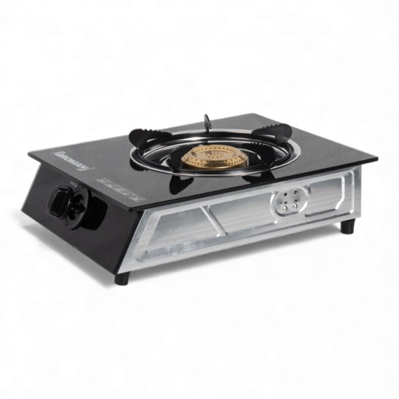 Aragaz 1 ochi Broman sticla, arzator gaz exterior, portabil