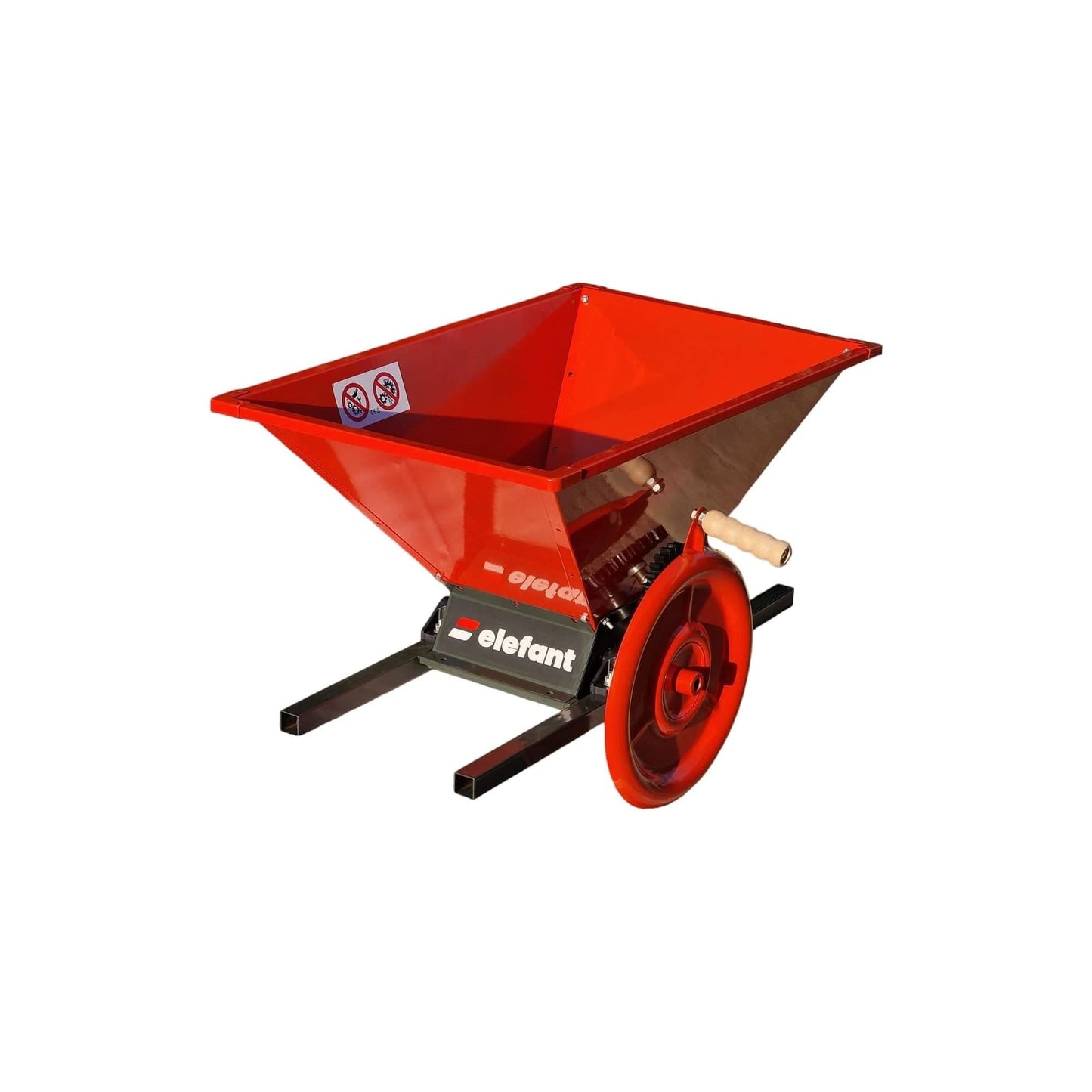 Zdrobitor manual struguri Elefant MGC-1, 55L, cuva otel, tambur aluminiu