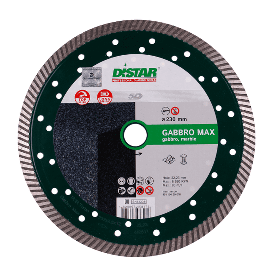 Disc diamantat Distar Gabbro granit 230 mm
