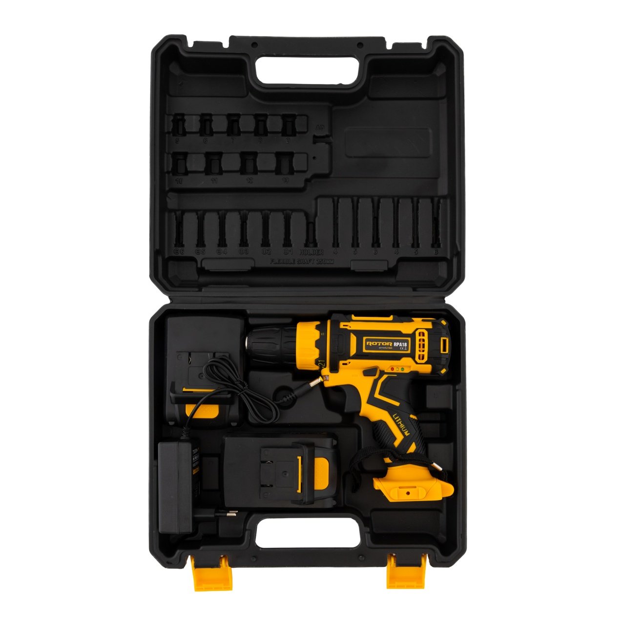 Autofiletanta Rotor RPA18, 18V, 27 Nm, 2 acumulatori 1.5 Ah, incarcator