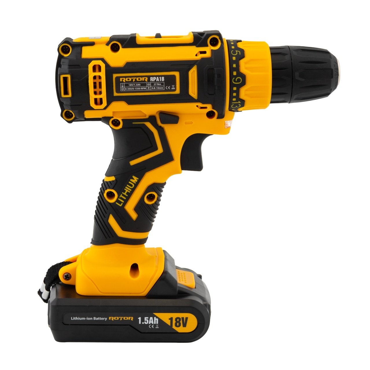 Autofiletanta Rotor RPA18, 18V, 27 Nm, 2 acumulatori 1.5 Ah, incarcator