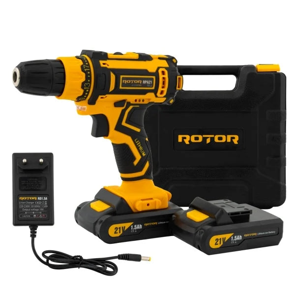 Autofiletanta ROTOR RPA21, 21V, 30Nm, 2 acumulatori 1.5Ah, mandrina 0.8-10 mm