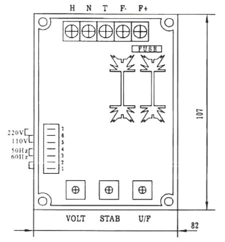 AVR Generator model 8 Amperi - vedere 2