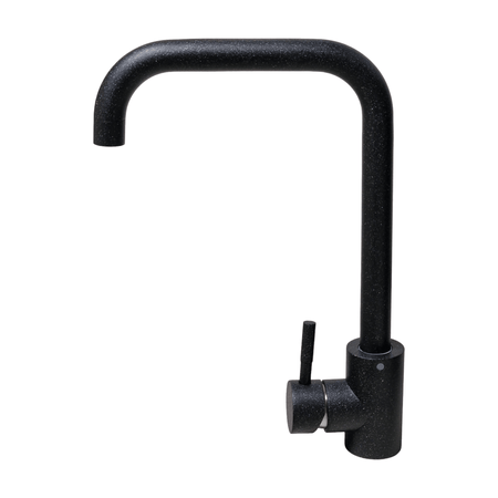 Baterie bucatarie GERMECE 3008B Negru, Otel inoxidabil, Monocomanda, Racorduri incluse - ZEP.RO - Ți-e la îndemână!