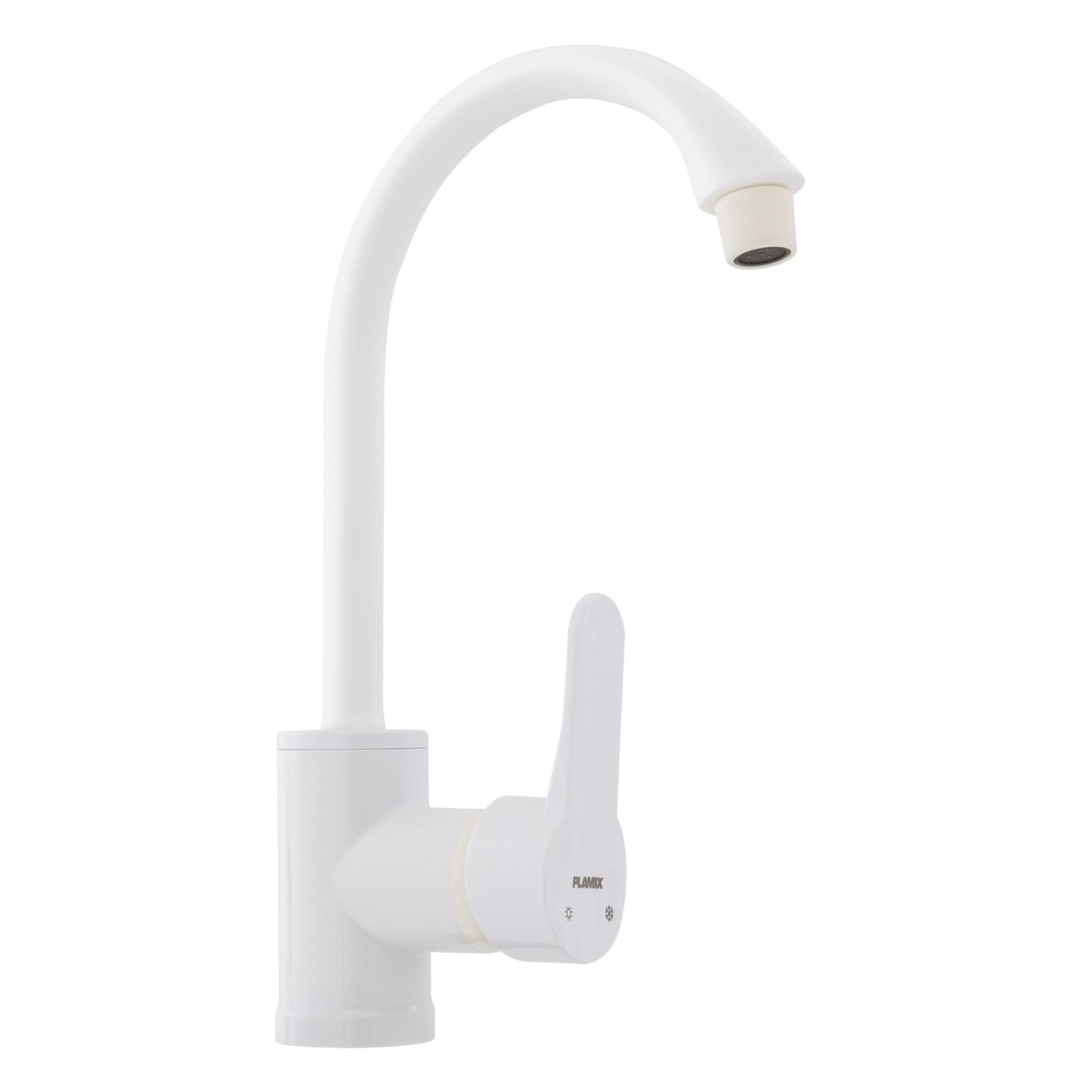 Baterie lavoar ZEP Leon-011, monocomanda, termoplastic, alb