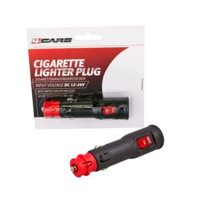 Mufa Bricheta Auto cu Siguranta si Intrerupator, 8A, 12-24V, cu Lumina LED, Model 91998