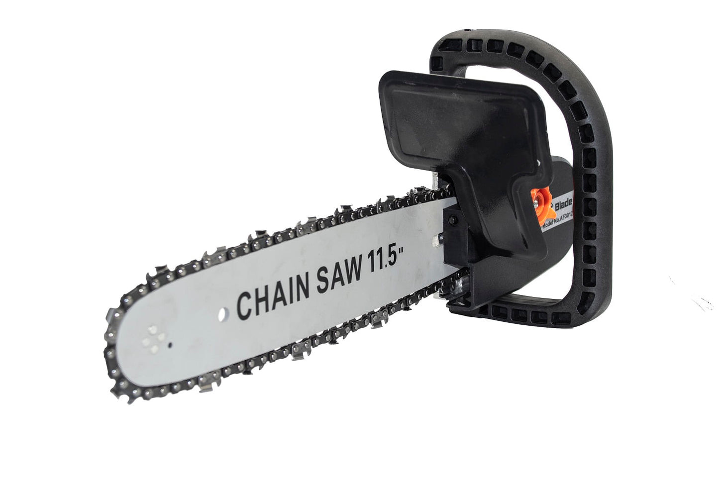 Accesoriu fierastrau cu lant pentru polizor unghiular 115 mm, ax 10 mm, lama 30 cm