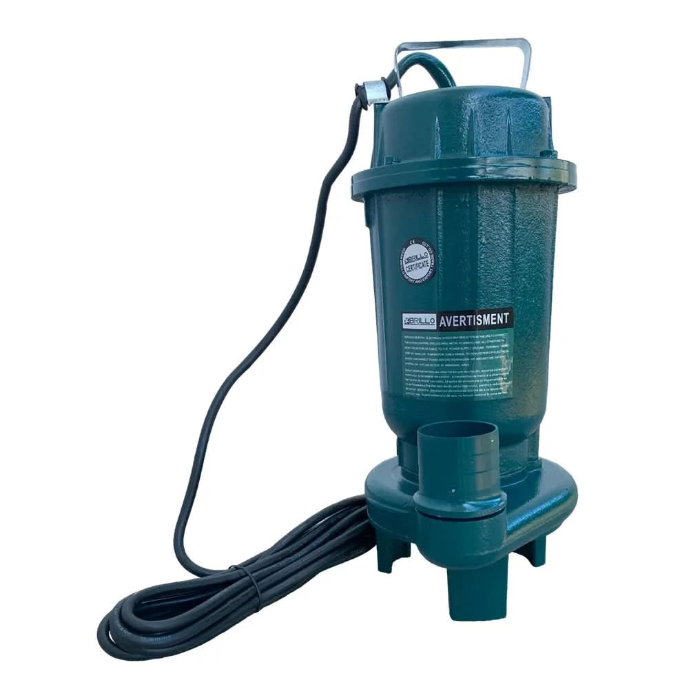 Pompa submersibila Brillo 2500W cu tocator, pentru apa murdara, 10000 l/h, 12m inaltime refulare, 2 toli, 220V