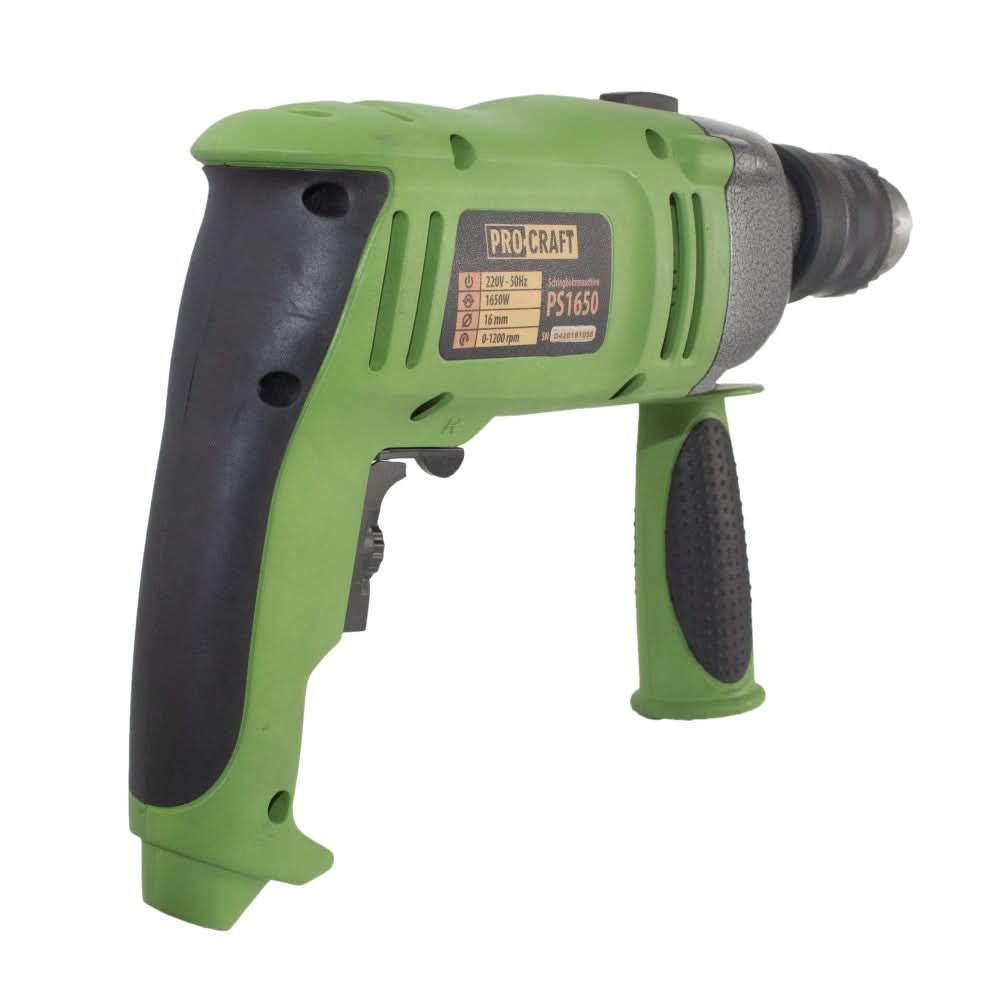 Bormasina cu percutie Procraft PS1650, 980W, 1200 RPM, mandrina 13 mm