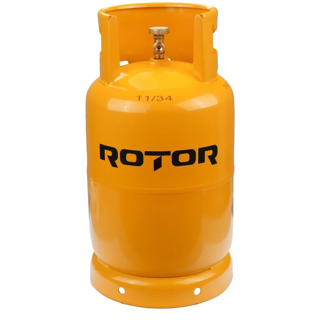 Butelie gaz GPL cu guler Rotor, volum 26l, metal, omologata ISCIR pentru Aragaz, Plita sau Soba, include furtun 2m, ceas