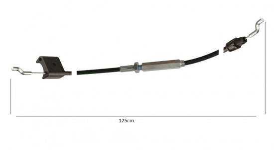Cablu stop motocultor / masina de tuns gazonul 125 cm (cu intinzator) 125 cm