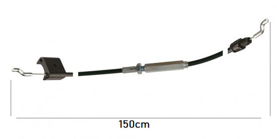 Cablu stop motocultor / masina de tuns gazonul 150 cm (cu intinzator)