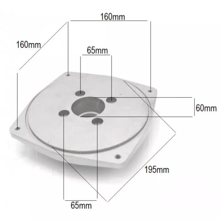 Capac compatibil motopompe OHV 5.5HP-6.5HP, 168F, Honda GX160, GX200, 2 toli