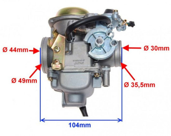 Carburator ATV CF 250cc - vedere 3