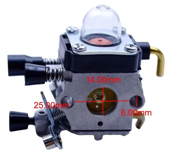 Carburator motocoasa compatibil Stihl FS55, FS75, FS80, FS85, FC75, FC85, HL75, HT70, HT75, SP85 - vedere 2