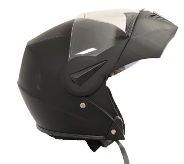 Casca "Dual Visor" Negru mat - vedere 2