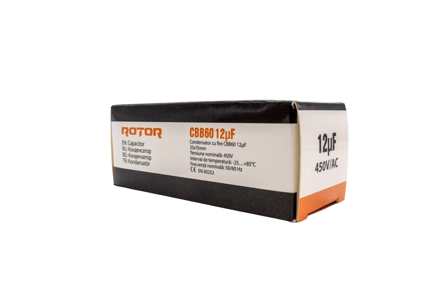 CBB60 Condensator cu fire 12µF 35x62 mm 450V ROTOR