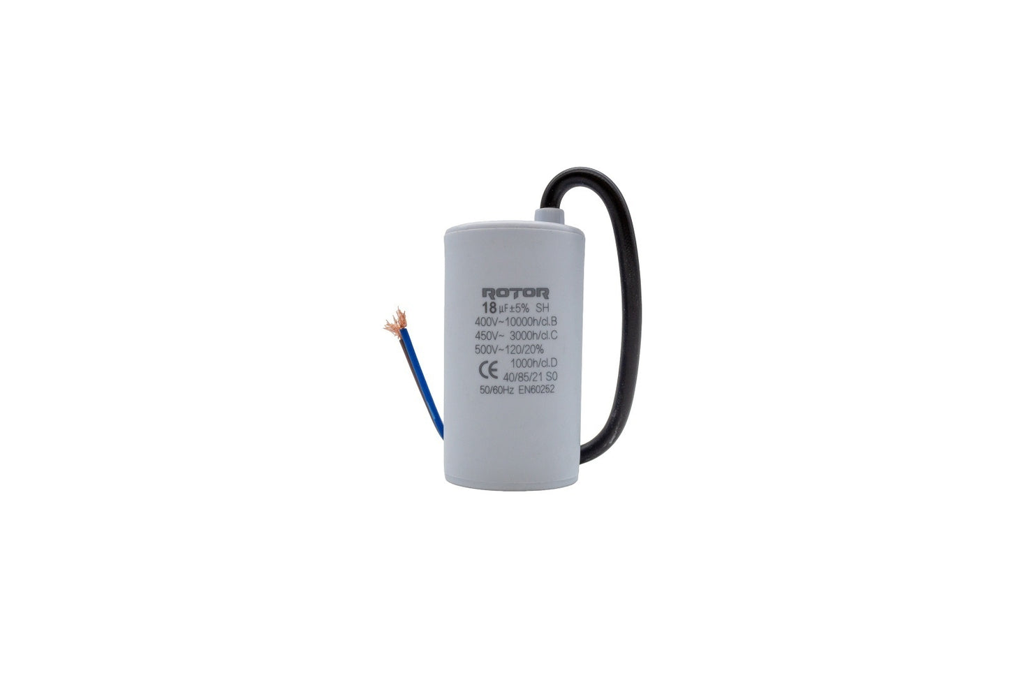 CBB60 Condensator cu fire 18µF 35x62 mm 450V ROTOR