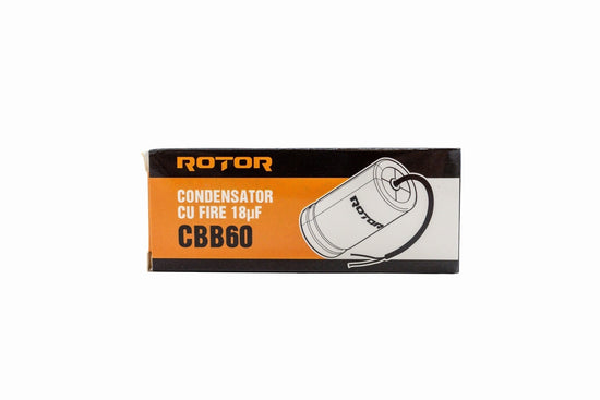 CBB60 Condensator cu fire 18µF 35x62 mm 450V ROTOR