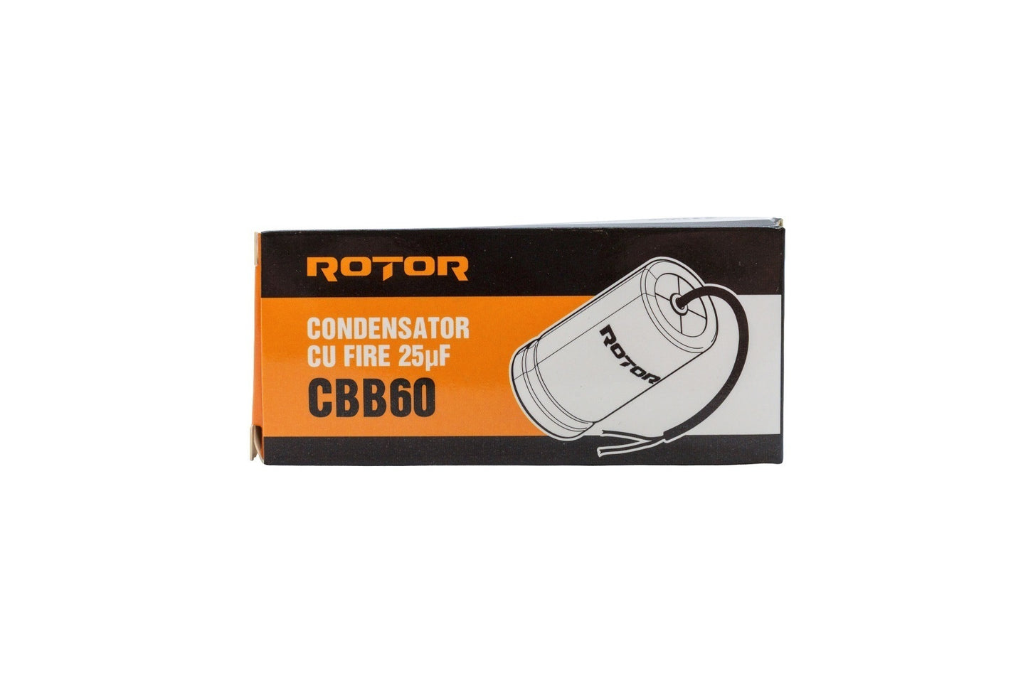 CBB60 Condensator cu fire 25µF 45x72 mm 450V ROTOR