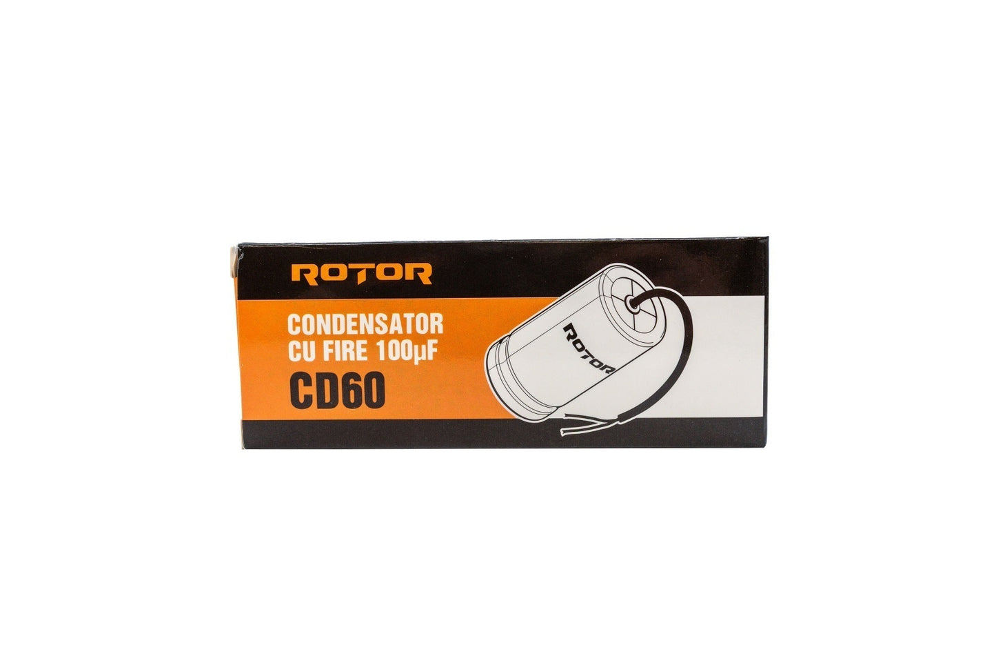 CD60 Condensator cu fire 100µF 50x100 mm 330V ROTOR