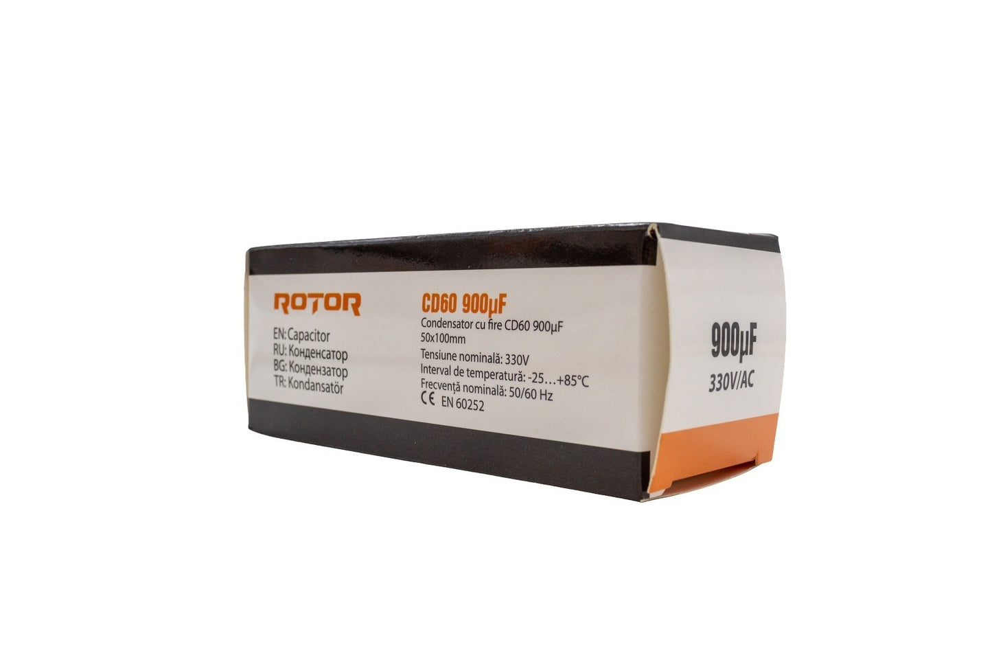 CD60 Condensator cu fire 900µF 50x100 mm 330V ROTOR
