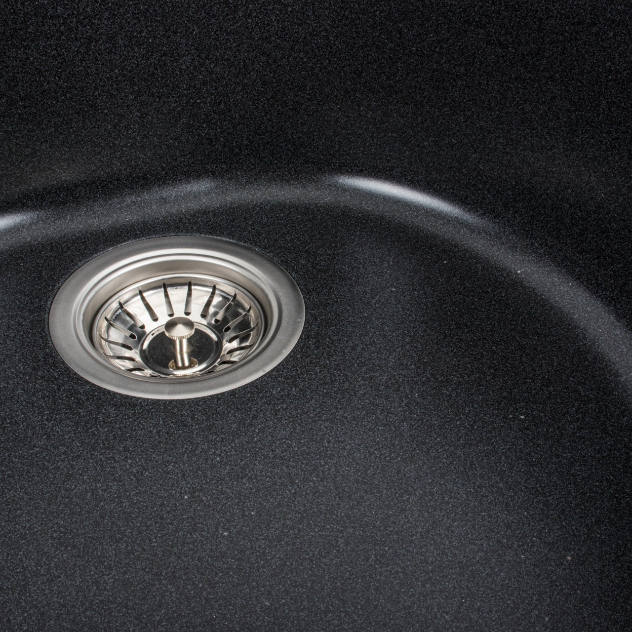 Chiuveta Bucatarie Granit Elefant Premium Luna, 510mm, negru - detaliu 7
