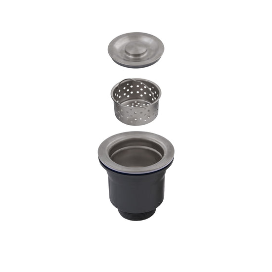 Chiuveta Bucatarie Inox SUS304 Bohm BH6050B, 600x500mm, nano black - detaliu 5