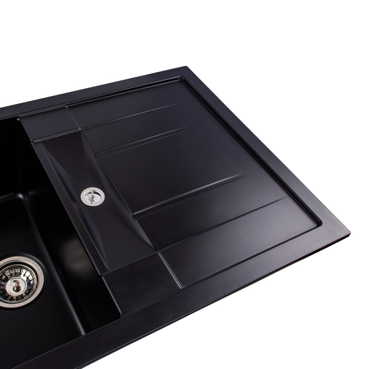 Chiuveta de bucătărie Elefant Premium Troya 7850 , Negru 776x496 mm