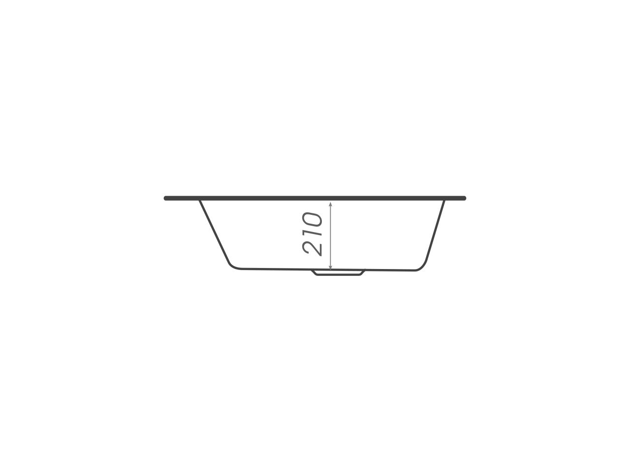Chiuvetă din compozit de granit pentru bucătărie ELEFANT PREMIUM 5852 VESTA Negru metalic 580 x 518 mm