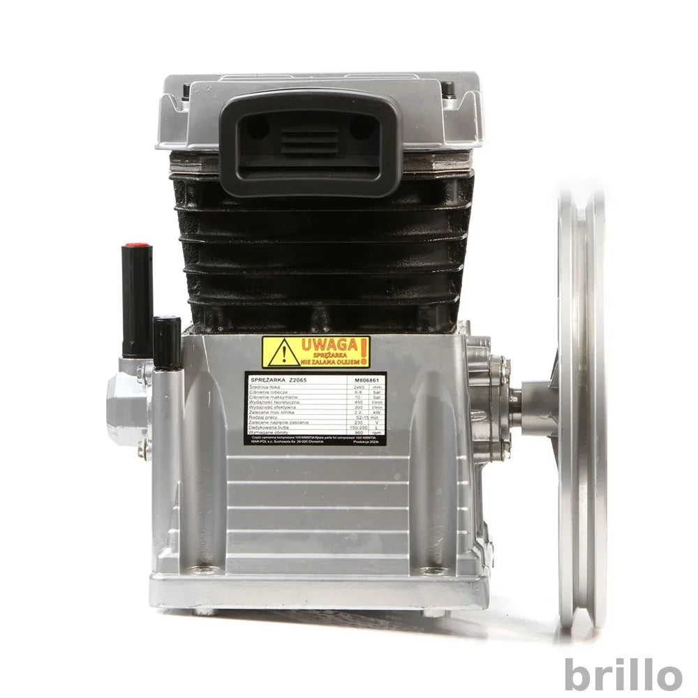Cap compresor aer 2 cilindri 2.2kW, 400L/min, 8 Bar