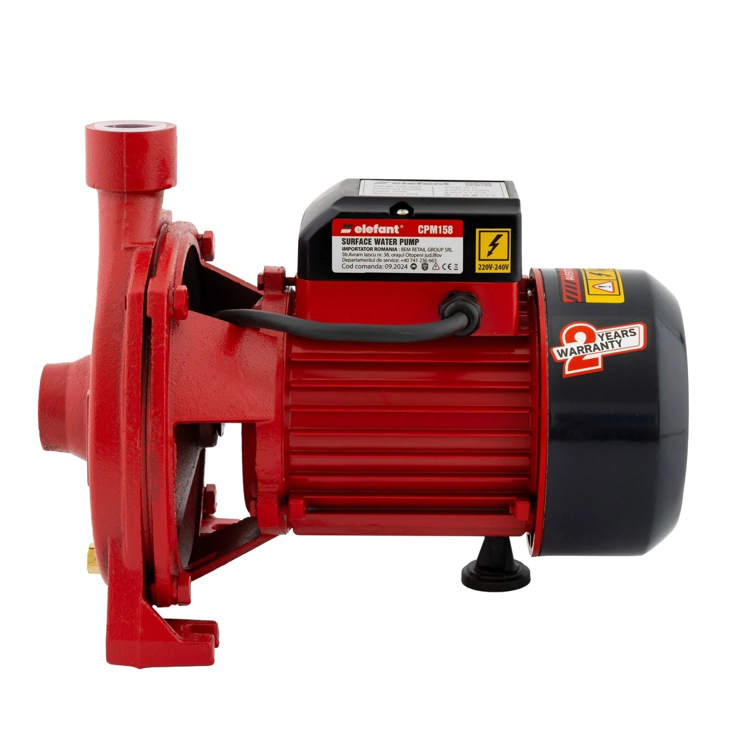 Pompa Centrifugala Elefant Aquatic CPM158, 750W, 100L/min, 30m, Bobinaj Cupru