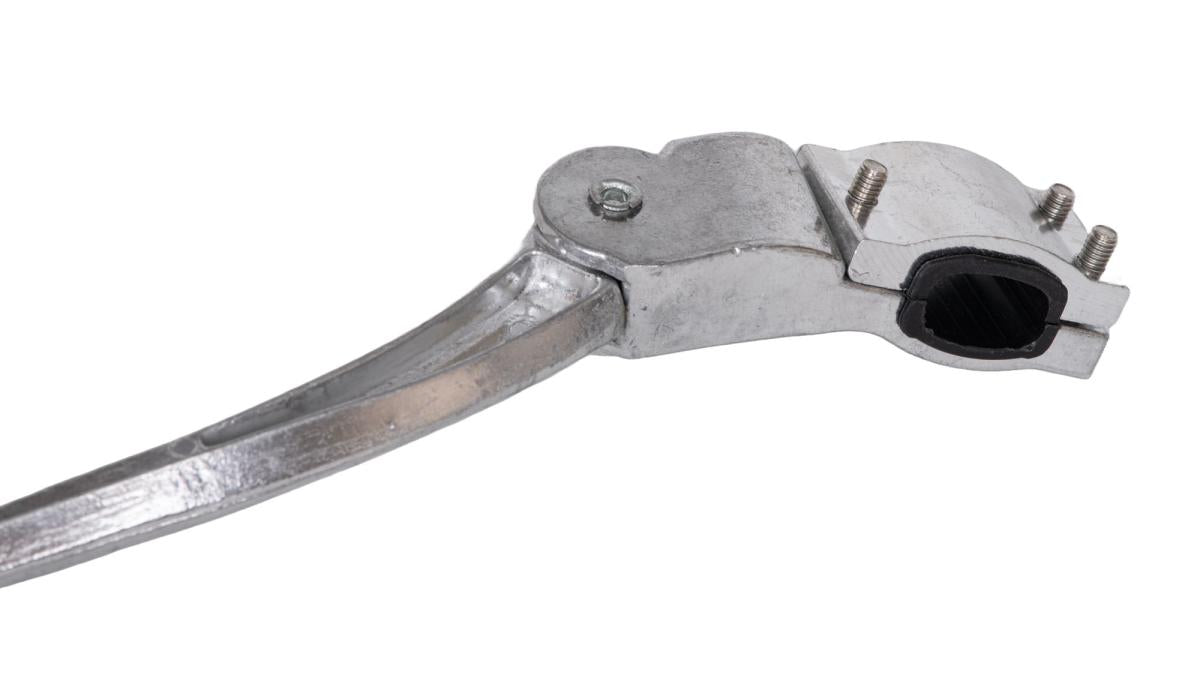 Cric bicicleta reglabil 24–28 inch, aluminiu, montaj posterior, argintiu