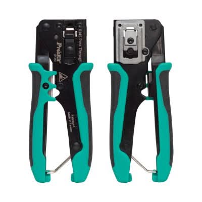 Cleste sertizare rapida CP-342, profesional, UTP RJ45 8P8C, dezizolare si taiere, cap deschis si standard