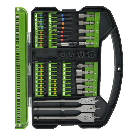 Set Biti ProCraft DBS-101, 101 piese, set complet pentru atelier