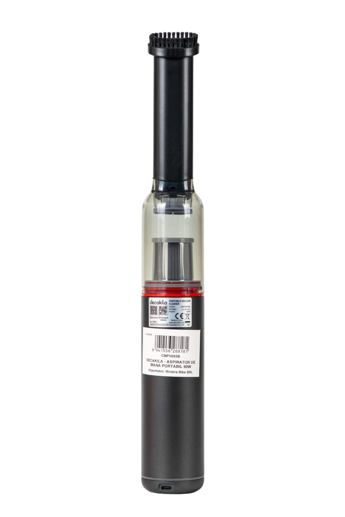 Aspirator Decakila de mana portabil fara fir, 90W, motor brushless, aspiratie ≥14kPa, 2 trepte de viteza, incarcare USB