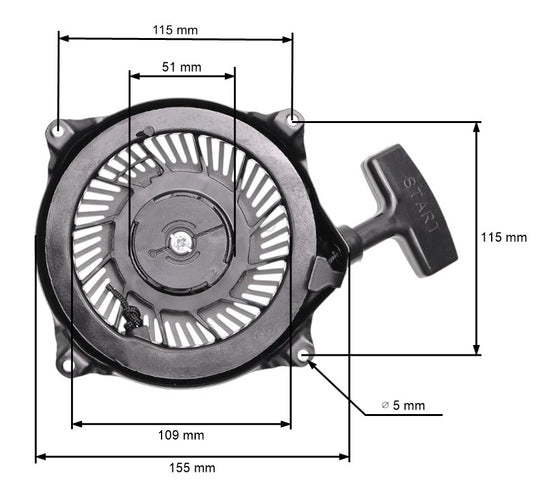 Demaror BRIGGS-STRATTON 497782, 494846, 495766, 496650, 497830